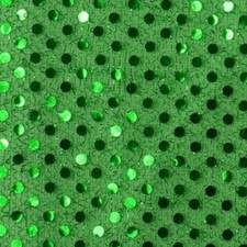 Sequin Dot 45 inches width sold by the yard Home Decoration -Kelly green
