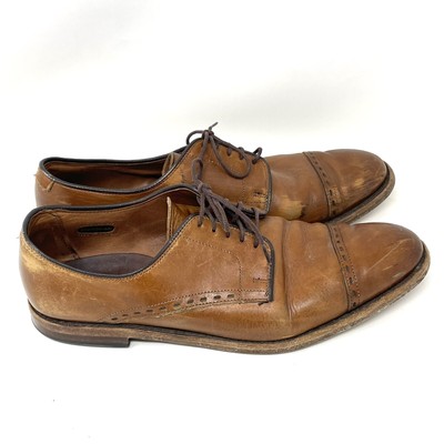 Allen Edmonds Madison Ave British Tan Brown Captoe Oxford  display picture 1
