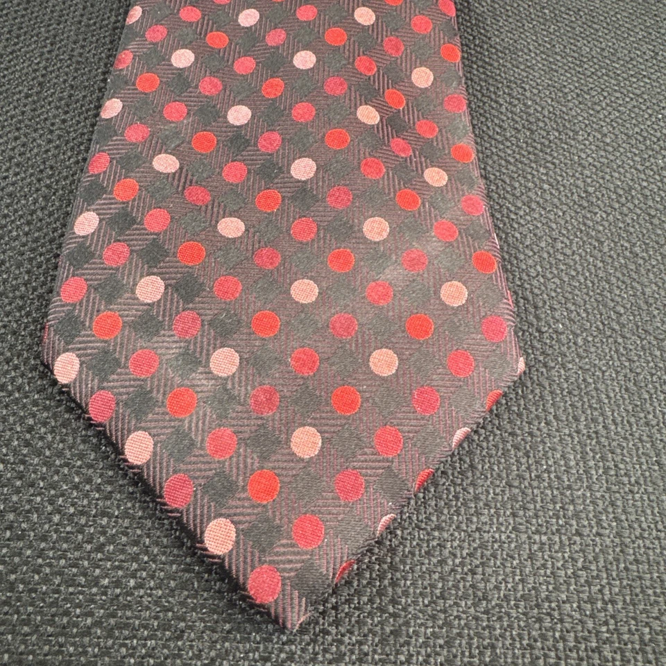 Corbata para hombre Sean John roja lunares 100 % seda 59 x 3,75 SeanJohn Foto 3 de 4