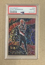 2023-24 Select Basketball Scoot Henderson Red Disco Rookie Card #269 /49 PSA 10