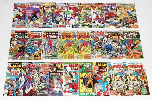Marvel Tales Spider-Man Vintage Comic Lot #30-up Some Newsstand 1971 Marvel