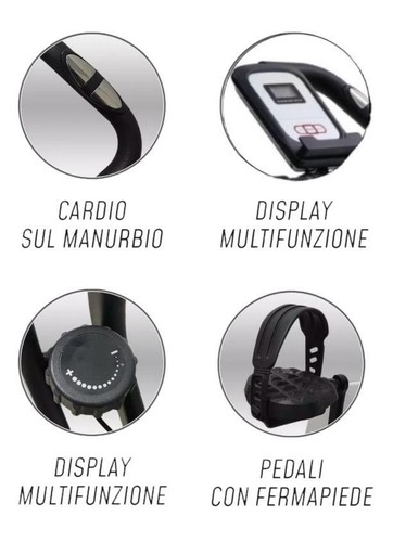 Cyclette Magnetica Ciclocamera Richiudibile Pieghevole Bicicletta Bike Camera - Foto 4 di 7