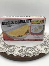 Emson Egg & Omelet Wave, Microwave Egg & Omelet Cooker New Open Box Sealed
