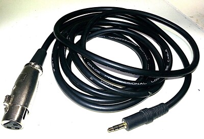 High Grade Low Noise  Mikrofonkabel Kabel  2,5 m. gebraucht