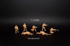 3D Printed Soldier 1/72 Modern French Army 7 Person Model