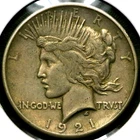 1921 Peace Silver One $1 Dollar  RC966