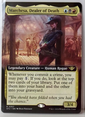 Marchesa, Dealer of Death [New, Near Mint] Extended Art {Thunder Junction}