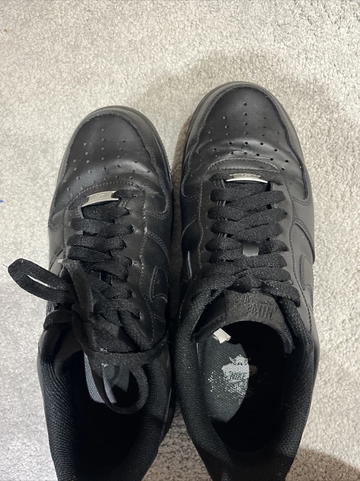 Size 8 - Nike Air Force 1 '07 Low Triple Black, photo 4 of 4