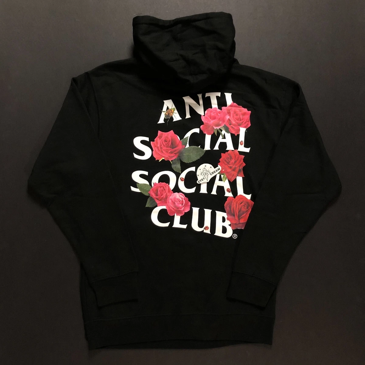 DS New Anti social social Club Smells bad Black Hoodie M Auth ASSC CPFM