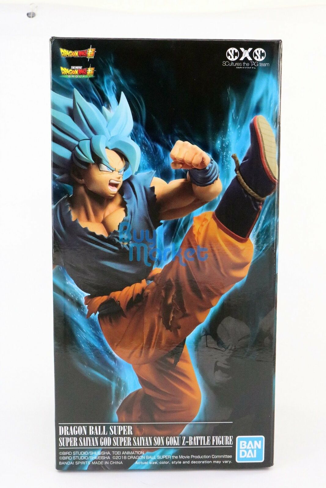 Son Goku Super Sayajin God Blue Z-battle Banpresto Original