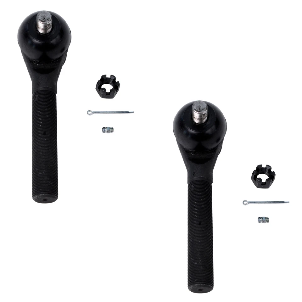 Eslabones de extremo de barra de amarre interior y exterior delanteros de 4 piezas para Chevrolet GMC C3500 1991-2000 Foto 4 de 4