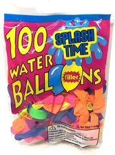100 pcs Assorted Water Balloon with Filler in Poly Bag