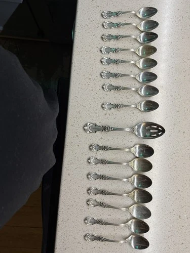reed and barton 17 sterling silver spoons