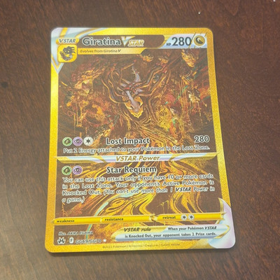 Pokemon Giratina VSTAR Secret Rare GG69/GG70 Crown Zenith GG Full Art Holo