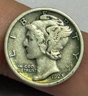 1923 S Mercury Dime Excellent Details Damaged