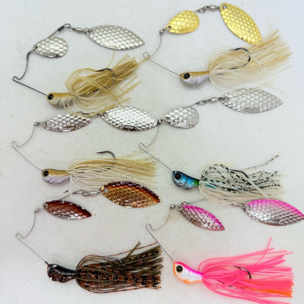 EERGREEN O D-ZONE Spinnerbait 6 set Actual measurement 17g/18g ⑥209 - Image 2