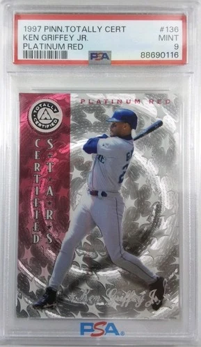 1997 Pinnacle Totally Certified - Ken Griffey Jr #136 Platinum Red /3999
