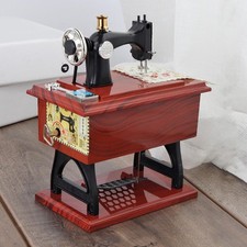 Nähmaschine Mini Spieluhr Vintage Musical Spielzeug Ornament Uhrwerk Spieluhr