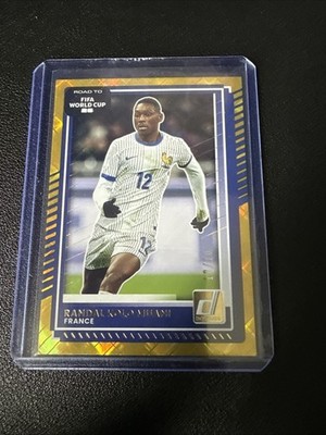 2025-26 Donruss Road To FIFA World Cup Randal Kolo Muani Gold Diamond /10 France
