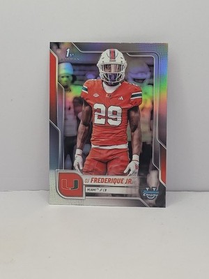 2025 Bowman University Chrome Oj Frederique Jr. Refractor (RC)