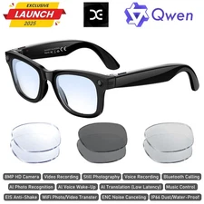 Photo & Video Shooting Eyewear Sunglasses AI Smart Glasses Bluetooth Headset