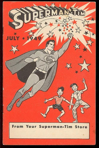 Superman-Tim (July, 1949) Golden Age Vintage Giveaway Comic 1949 VG+