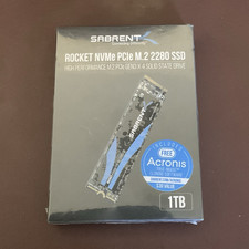 SABRENT Rocket 1TB NVMe PCIe3 M.2 2280 Internal SSD SB-ROCKET-1TB Gen3