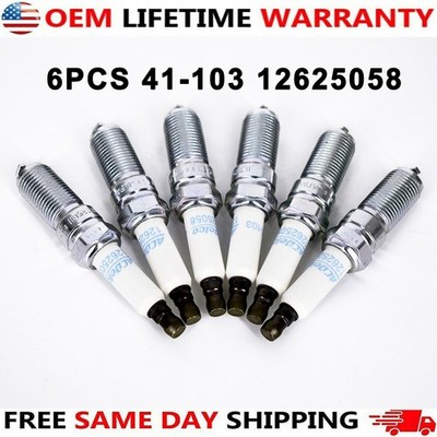 6pcs ACDelco IRIDIUM SPARK PLUGS FOR 2002-06 CHEVY BUICK GMC 41-103 12625058