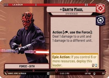 Darth Maul Hyperspace - LOF 273 NM - Star Wars Unlimited