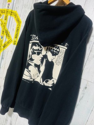 Hysteric Glamour Sonic Youth Goo Cover Zip Hoodie, XL, Black