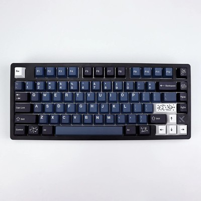 KBDiy GMK Style Galaxy Keycaps 140-Key PBT Cherry Profile Mechanical Keyboard