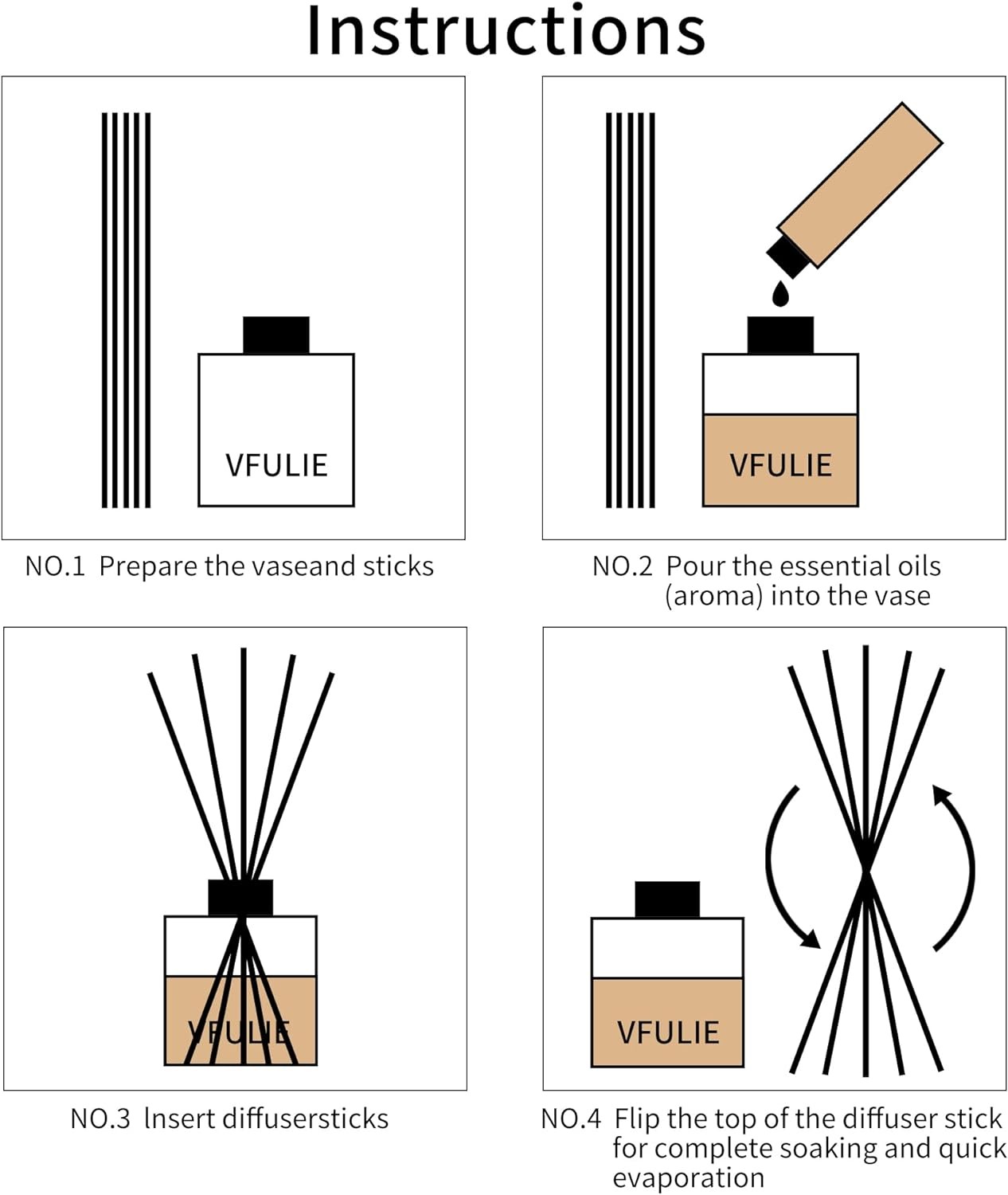 100PCS 10" Reed Diffuser Sticks Natural Rattan Wood for Essential Oil Aroma