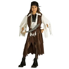 Caribbean Pirate Queen Child Costume Small