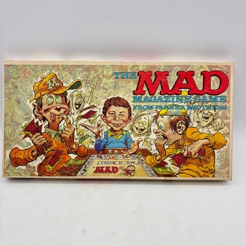VINTAGE The Mad Magazine COMPLETE Parker Brothers 1979 Classic Board Game
