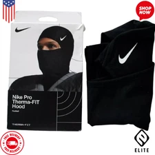 Nike Pro Therma-Fit Hyperwarm Hood Ski Mask Black SHIPS SAME DAY!!!