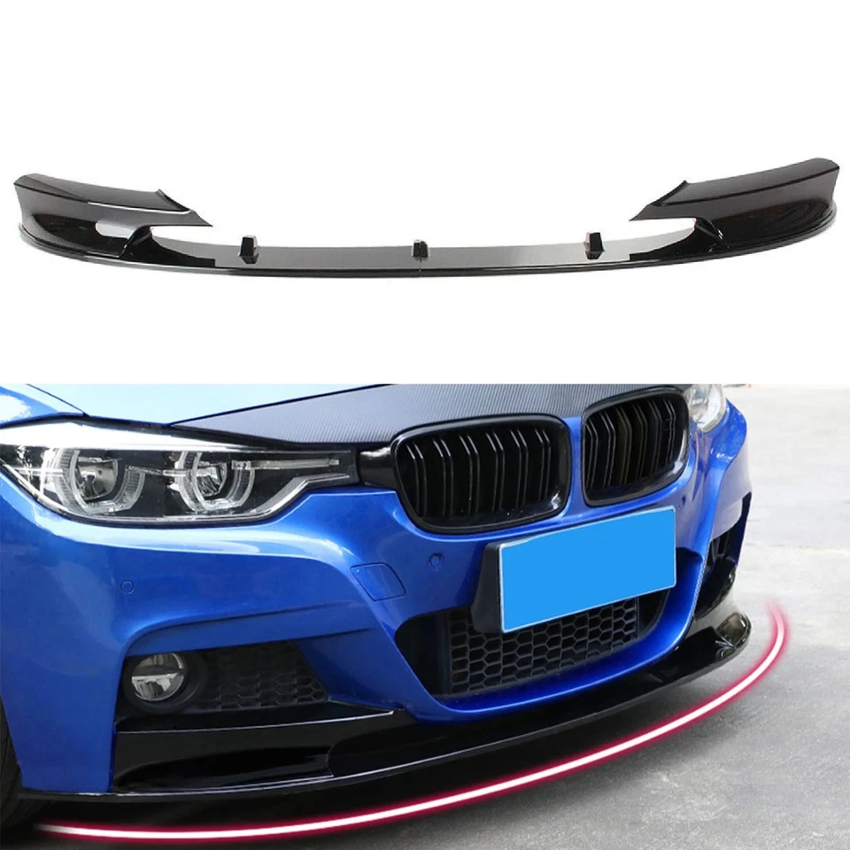 Spoilerlippe für BMW 3er F30 F31 2011-2019 Sport Look schwarz ABE hochglänzend - Bild 2 von 4