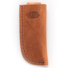 CASE XX KNIVES GENUINE LEATHER SHEATH - LARGE - OPEN TOP- 4 1/8 in. OVERALL (50