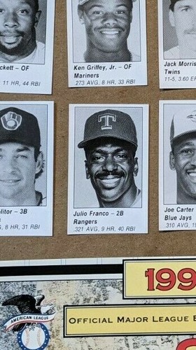 1989 1990 1991 MLB All-Star Game Program Player Cuts - U Pick a player - Picture 67 of 184