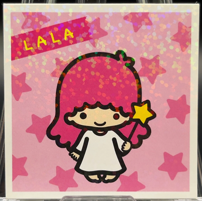 Little Twin Stars LALA Sanrio mini sticker Snsky Japanese Card TCG