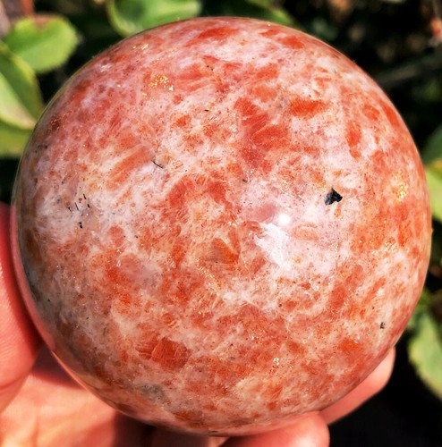 2,94"571g OTTIMO! Sfera di guarigione Reiki cristallo pietra solare dorata naturale ip1755 - Foto 9 di 12