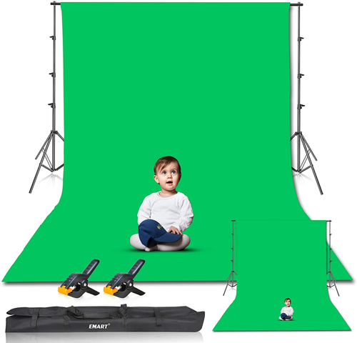Photo Video Studio 8.5 X 10Ft Green Screen Backdrop Stand Kit, Photography Backg - Picture 11 of 12