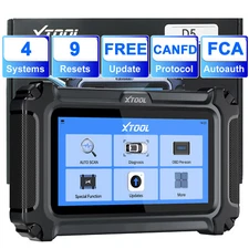 XTOOL D5 Auto Diagnostic Tool Scan Car OBD2 Scanner ABS SRS Engine Code Reader