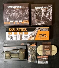 Tethrd Grit XL Saddle Bottomlands Platform Skeletor Sticks Combo Package New