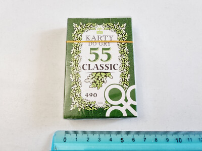 VINTAGE ORIGINAL PLAYING CARDS KARTY DO GRY POKER SEALED PLAYING CARDS NEW