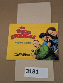 The Three Stooges - Nintendo NES- Manual Only **NO GAME!