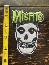 Misfits Skull  (Embroidered Iron on patch) Punk/Rock/Metal/Music/Art