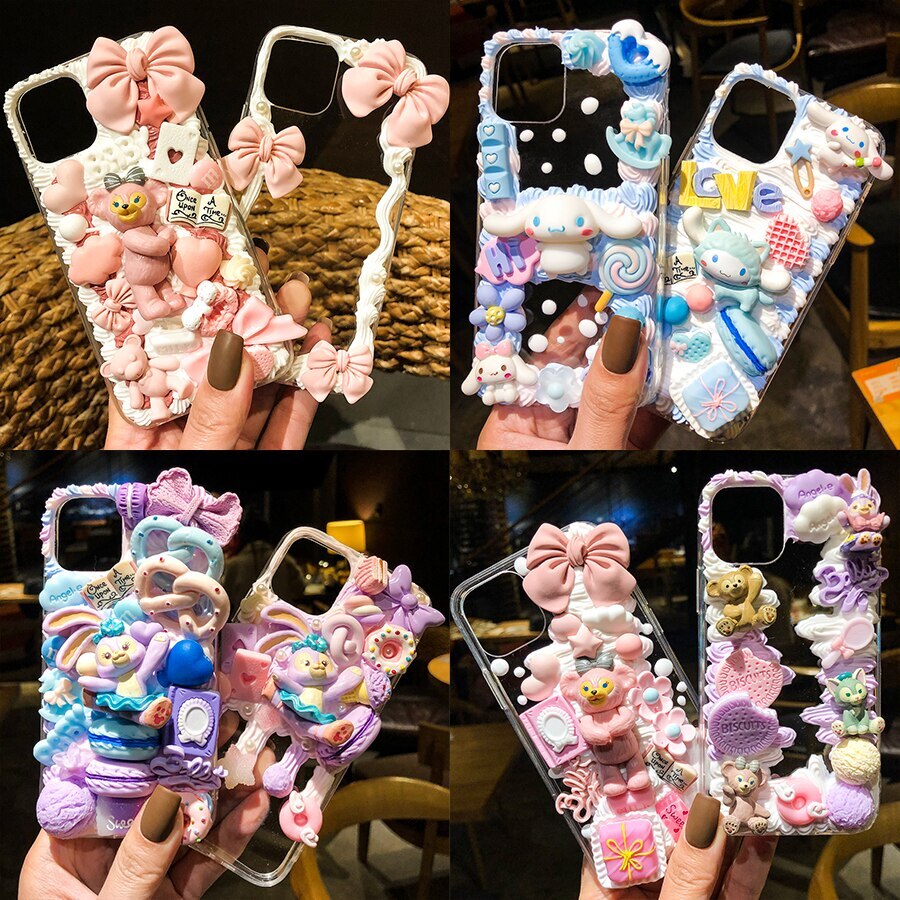 Sweet Desert Kawaii Style DIY Decoden Phone Case Jpop Kpop Fashion