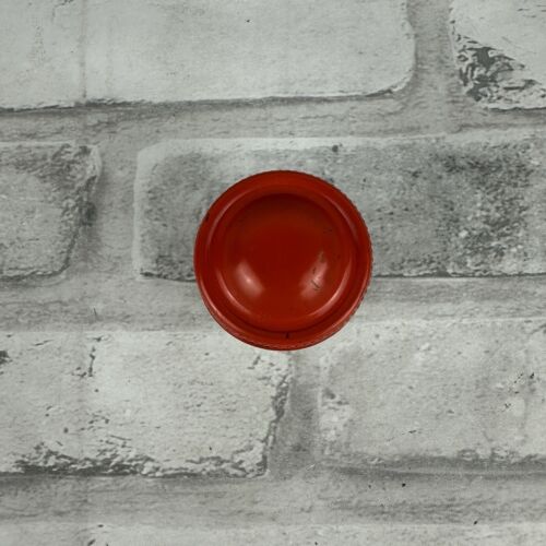 KODAK Vintage White Metal Film Can Canister Red-Orange Screw-On Lid Photography - Picture 2 of 4