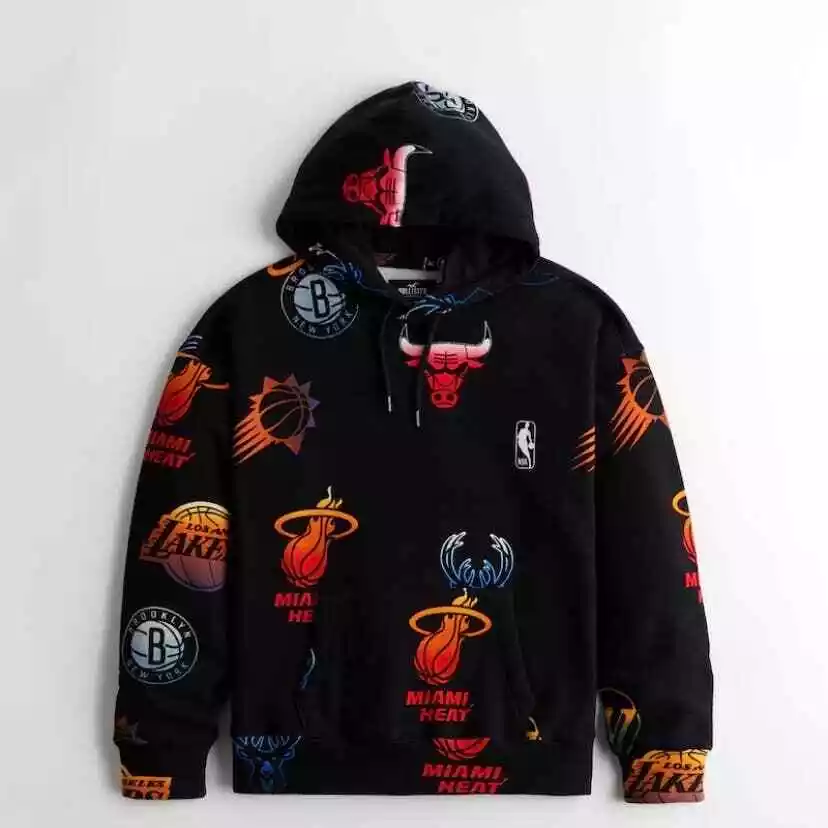 Hollister, Shirts, Nwt Hollister Nba Print Hoodie