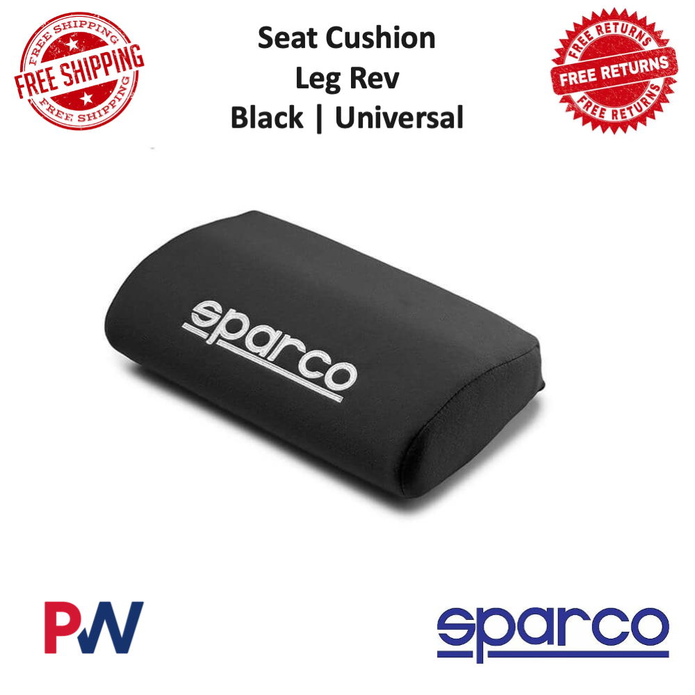 Sparco Seat Cushion Black | Leg Rev, Universal #01011NR | eBay